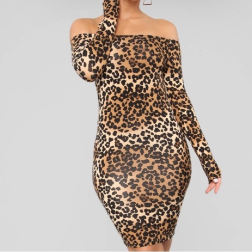 Beautiful over the shoulders dress